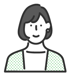 会社員の女性をイメージしたイラストアイコン